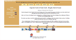 Desktop Screenshot of cigarettecards.co.uk